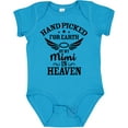 thumbnail image 3 of Inktastic Handpicked for Earth by My Mimi in Heaven with Angel Wings Boys or Girls Baby Bodysuit, 3 of 5