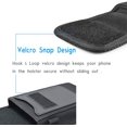 thumbnail image 6 of Tekcoo Phone Holster for iPhone 11 / Galaxy A01 A21 A51 A71 5G / Moto G Power G Stylus G Fast Edge+ Moto E 2020 / LG V60 K51 Nylon Oxford Belt Pouch Clip Carrying [RFID] Wallet Case Card Holder Slots, 6 of 6