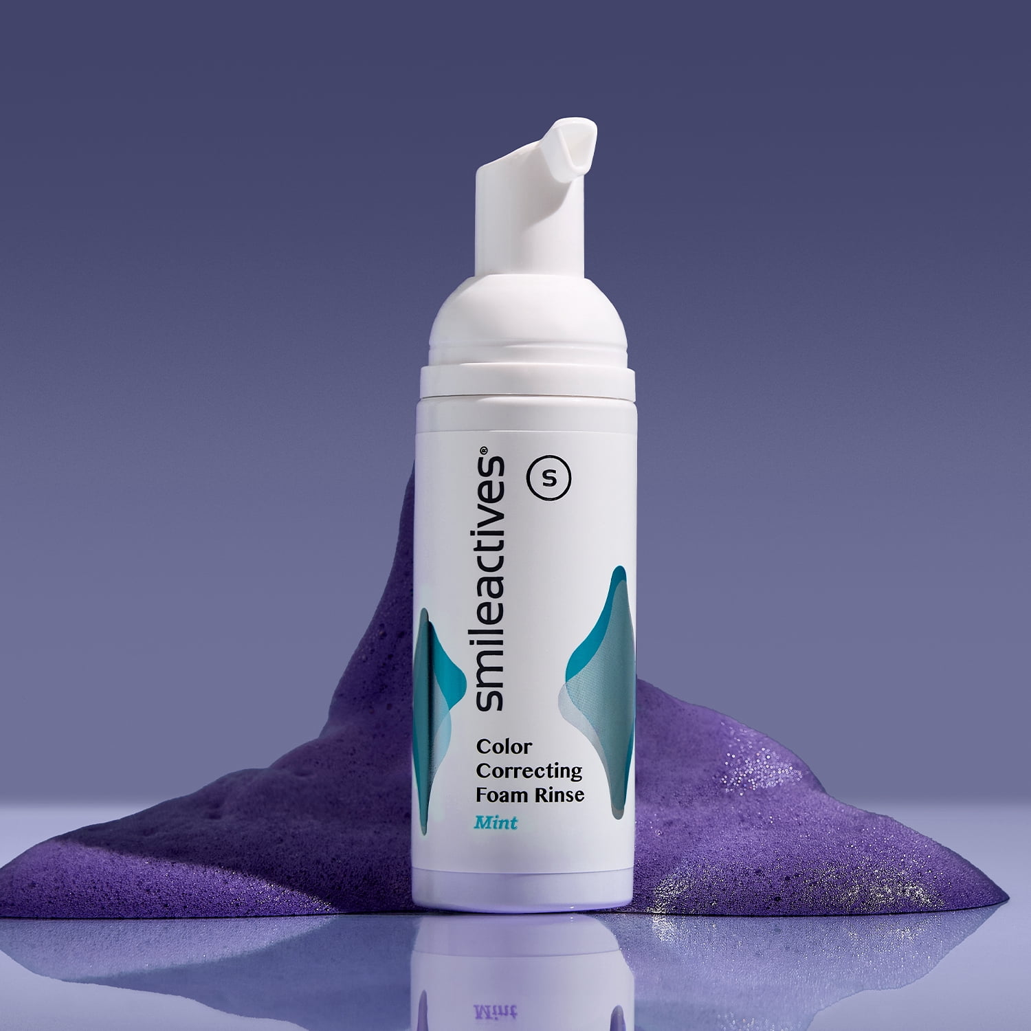 Smileactives Color Correcting Foam Rinse - Mint