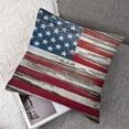 thumbnail image 7 of BANET  Pillow Cases Set of 2 America Flag Pillowcase for Hair and Skin Envelope Closure Soft Wrinkle Resistant Bedroom Bedding King Size Pillow Cover 24x24in, 7 of 7