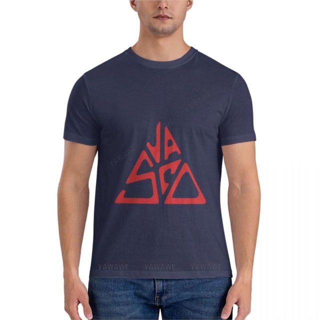 Vasco Rossi-Camiseta ajustada para hombre camisetas divertidas de moda coreana camiseta de sudor negra tops de algodón