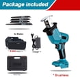 thumbnail image 2 of 3600W 12000SPM Brushless Cordless Electric Reciprocating Saw Variable Speed Metal Wood Cutter Tool, 2 of 7