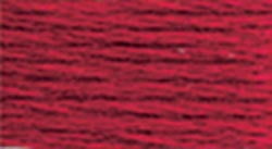 DMC Mouline 117-304 Six-Strand Embroidery Thread, Medium Red, 8.7-Yards