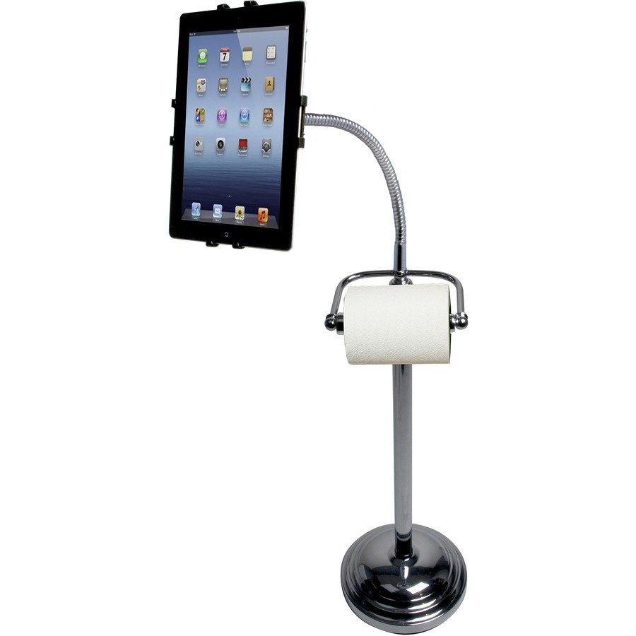 Universal Pedestal Stand for Tablets with Roll Holder