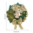 thumbnail image 3 of Merry Christmas Wreaths for Front Door Door Welcome Sign for Front Door outside Advent Wreath Metal Holy Christmas Wreath Lit Up Christmas Scene Wreath Christmas Wreath At The Front Door Christmas, 3 of 4