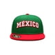 thumbnail image 2 of Knite Gorra Mexico Classic Snapback Tricolor Bordado Alto Relieve World Cup, 2 of 5