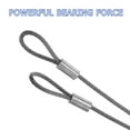 thumbnail image 6 of UEETEK 2Pcs Strong Steel Safety Rope Braided Silver for Home Use Hanging Clothes Plants and Tools, 6 of 6