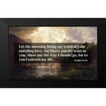 thumbnail image 2 of ArtsyQuotes 14x10 Black Modern Framed Museum Art Print Titled - Bible Verse Quote Psalm 143:8, Albert Bierstadt - Among the Sierra Nevada Mountains California 1868, 2 of 5