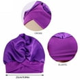 thumbnail image 2 of ZHENHONG Cancer Headwear for Women Chemo Women Head Scarf Hat Cap Hair Scarf Turban Head Wrap Turban Hats Headwear, 2 of 3
