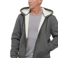 thumbnail image 3 of Magnum Men's Fleece Lined Full Zip Hoodie, Gray, Size Large, 3 of 4