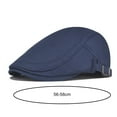 thumbnail image 6 of Tnobhg Women Men Solid Color Peaked Cap Quick Drying Breathable Sun Protection Casual Retro Style Beret Cap, 6 of 8