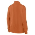 thumbnail image 3 of Women's Fanatics Texas Orange Texas Longhorns Velocity French Terry Quarter-Zip Jacket, 3 of 3