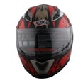 thumbnail image 2 of X-PRO Helmet Motorcycle Full Face Helmet! Adult Helmets, Street Bike Helmet, DOT Approved,Red, 2 of 5