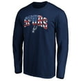 thumbnail image 2 of Men's Navy San Antonio Spurs Banner Wave Long Sleeve T-Shirt, 2 of 3