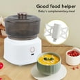 thumbnail image 3 of Electric Garlic Chopper, 3.5L Large Capacity Small Baby Food Processor USB Charging Food Chopper Meat Grinder With Stainless Steel Blade And Plastic Stirrer For Onion, Fruit, 3 of 8