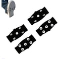 thumbnail image 1 of Universal 5-Tooth Ice Cleats for Shoes & Boots, Invisible Anti-Slip Ice Claws for Snow, Ice, and Slippery Surfaces,Black* 2, 1 of 4