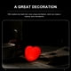 thumbnail image 4 of KAKOWELY 1 lámpara LED decorativa elegante de escritorio con diseño en forma de corazón para decoración del hogar., 4 of 5