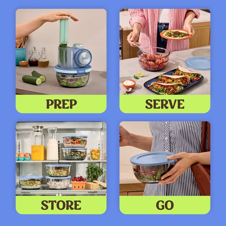 Ninja PREPi 5-in-1 Food Processor, 5-Cup Bowl, Periwinkle photo 4