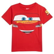 Disney Cars Toddler Boys' 3-Pack T-Shirts Red Brown Grey Mater