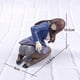 thumbnail image 5 of 10cm Native Girl Figure Lovely Kneeling Posture Collectible Miniature Figurine Ornament PVC Sexy, 5 of 5