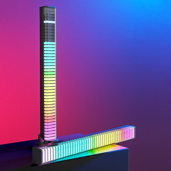 Pgyong Electronics Clearance Double-sided Pickup Light RGB Sound Control Meter Light Computer Car Desktop APP Bluetooth Ambient Light Bar