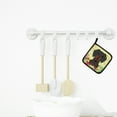 thumbnail image 3 of Easter Dachshund Black Tan Pair of Pot Holders, 3 of 3