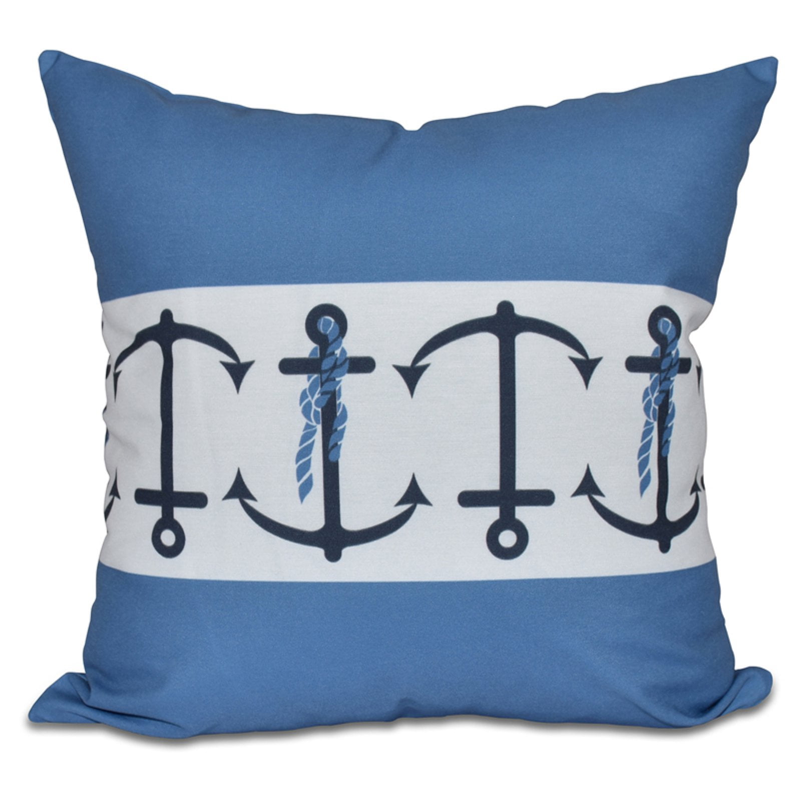 Simply Daisy 16" x 16" Anchor Stripe Print Pillow