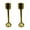 Gold, variant on Bergamo Art 14" Decorative Handmade Aluminum Modern Candle holder Set of 2