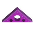 thumbnail image 2 of Right Angle Ruler Woodworking Triangle Ruler Height Measuring Gauging Tool, 2 of 9