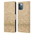 thumbnail image 1 of Head Case Designs Officially Licensed PLdesign Glitter Sparkles Champagne Gold Leather Book Wallet Case Cover Compatible with Apple iPhone 12 Pro Max, 1 of 6