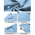 thumbnail image 5 of COOFANDY Men's Summer Short Sets Vacation Outfit Casual Button Down Shirt Beach Wedding Attire, 5 of 6