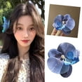 thumbnail image 2 of Jepit Rambut Phalaenopsis Merah Jambu, Gaya Comel dan Seksi, Cengkaman Sisi, Klip Bunga, Tudung Kepala Bunga Rambut, Jepit Rambut, 2 of 8