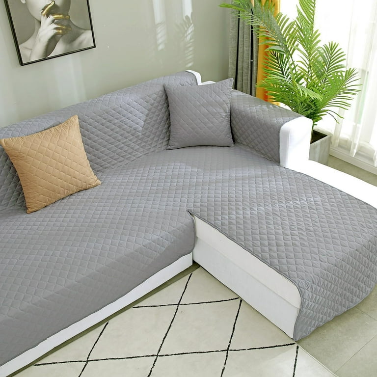 Walmart L-Shaped Sofa Slipcover, Reversible Couch Cover Walmart L-Shaped Sofa Slipcover, Reversible Couch Cover