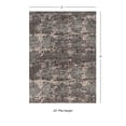 thumbnail image 3 of Contemporary Home Living 2' x 3' Rectangular Diamond Damask Area Throw Rug - Gray and Blue, 3 of 4
