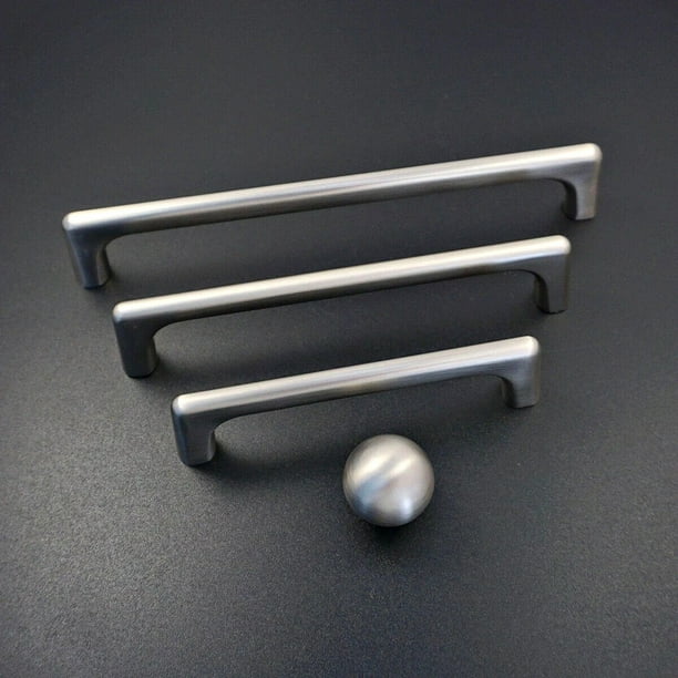 UMMH Nickel Pulls and knobs Drawer Pull Handle Wardrobe Pulls
