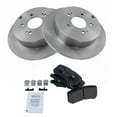 thumbnail image 2 of TRQ Rear Brake Pad & Rotor Kit Brake Pads Brake Rotor Ceramic Fits Select 2004-2011 Mitsubishi Endeavor, 2 of 5