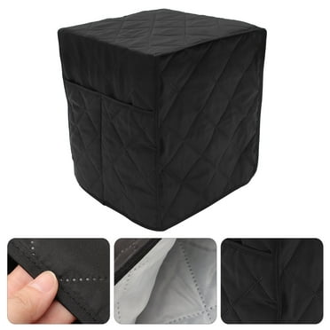 NIYANGLE Coffee Machine Cover 1Set Dustproof and Scratch Resistant for Small Kitchen Appliances Black