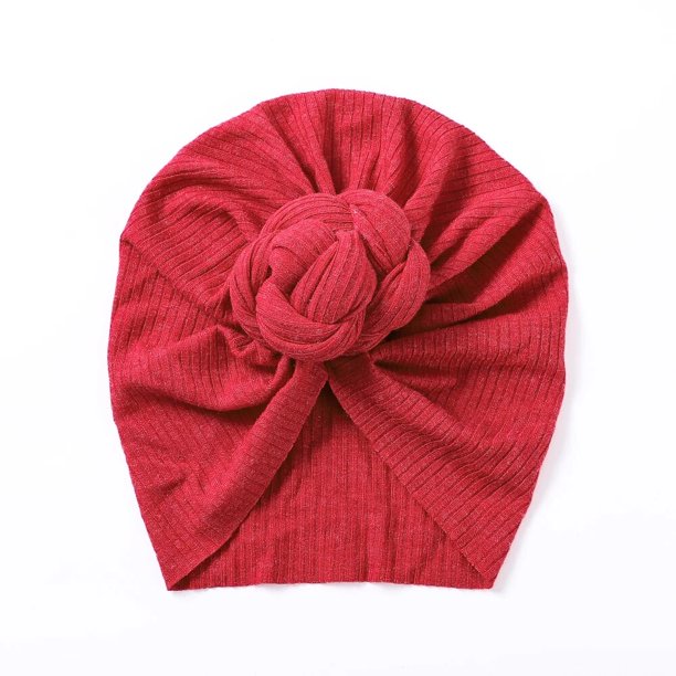 Gorro indio para recién nacido, gorro de algodón con lazos bonitos, turbante para bebé, niño y niña gorros para, accesorios para el cabello, novedad, 3M-5T