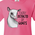 thumbnail image 4 of Inktastic Easily Distracted by Goats Cute Goat Youth T-Shirt, 4 of 5