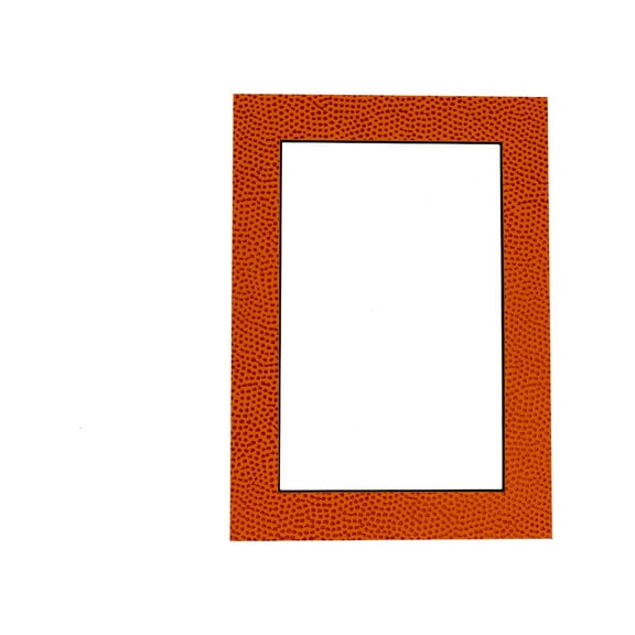 Real Basketball Texture Photo Mat 10x12 for 8x10 Photos - Fits 10x12 Frame
