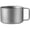 Silver1, variant on Yvsxxv 100ml Mini Double Wall Titanium Coffee Cup Outdoor Camping 1Pc