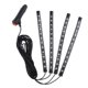 thumbnail image 2 of 4x LED Coche Interior Impermeable LED Iluminación Interior Decoración de Lámpara, cendedor piezas de luz 12 LED Macarena Atmosphere Lamps Interior nuevo, 2 of 8