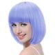 thumbnail image 1 of FREE BEAUTY Peluca de Cosplay estilo Flapper de Bob corto negro, disfraz sintético, pelucas con flequillo de Navidad para fiesta de Halloween de aspecto Natural para mujer, 1 of 4
