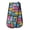 Colorful Pig Face, variant on Dailycode Double Sided Oven Mitt with Loop Heat Resistant Kitchen Long Potholders 7" x 35" Blue Flowers with Petals