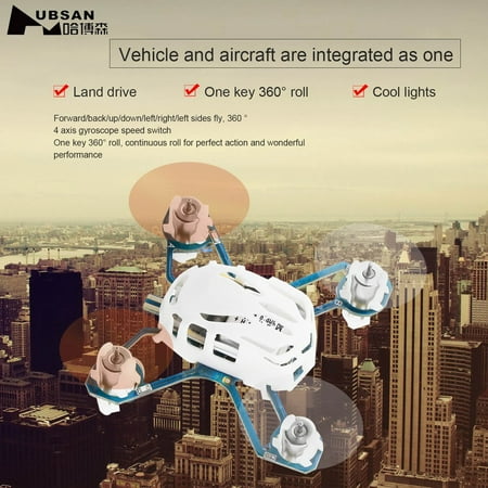 For Hubsan NANO Q4 H111 4-CH 2.4GHz Remote Control Mini Quadcopter White