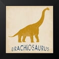 thumbnail image 2 of Lewis, Sheldon 20x20 Black Modern Framed Museum Art Print Titled - Brachiosaurus Dino, 2 of 5