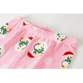 thumbnail image 6 of Popshion Baby Boys Christmas Pajamas Set 100% Cotton Xmas Sleepwear Snowman pjs, 2-Piece, Size 7T, 6 of 7