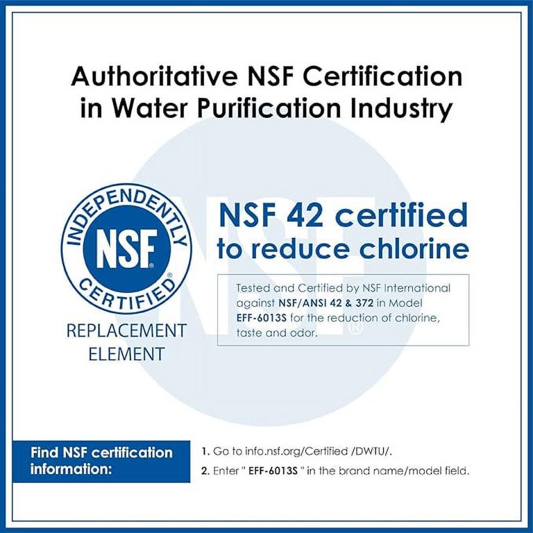 GE MWF & Kenmore 46-9991 Replacement Refrigerator Water Filter – NSF/ANSI Tested | Removes 11 Contaminants Including Lead & Cysts