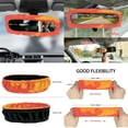 thumbnail image 6 of Yuyamidu 12pcs Car Accessories Seaside Front Car Seat Cover Set Orange Sunset Steering Wheel Cover Seatbelt Pads Armrest Mat Trash Can Mount Pocket Cup Holders Rearview Mirror Cover Keychain, 6 of 7