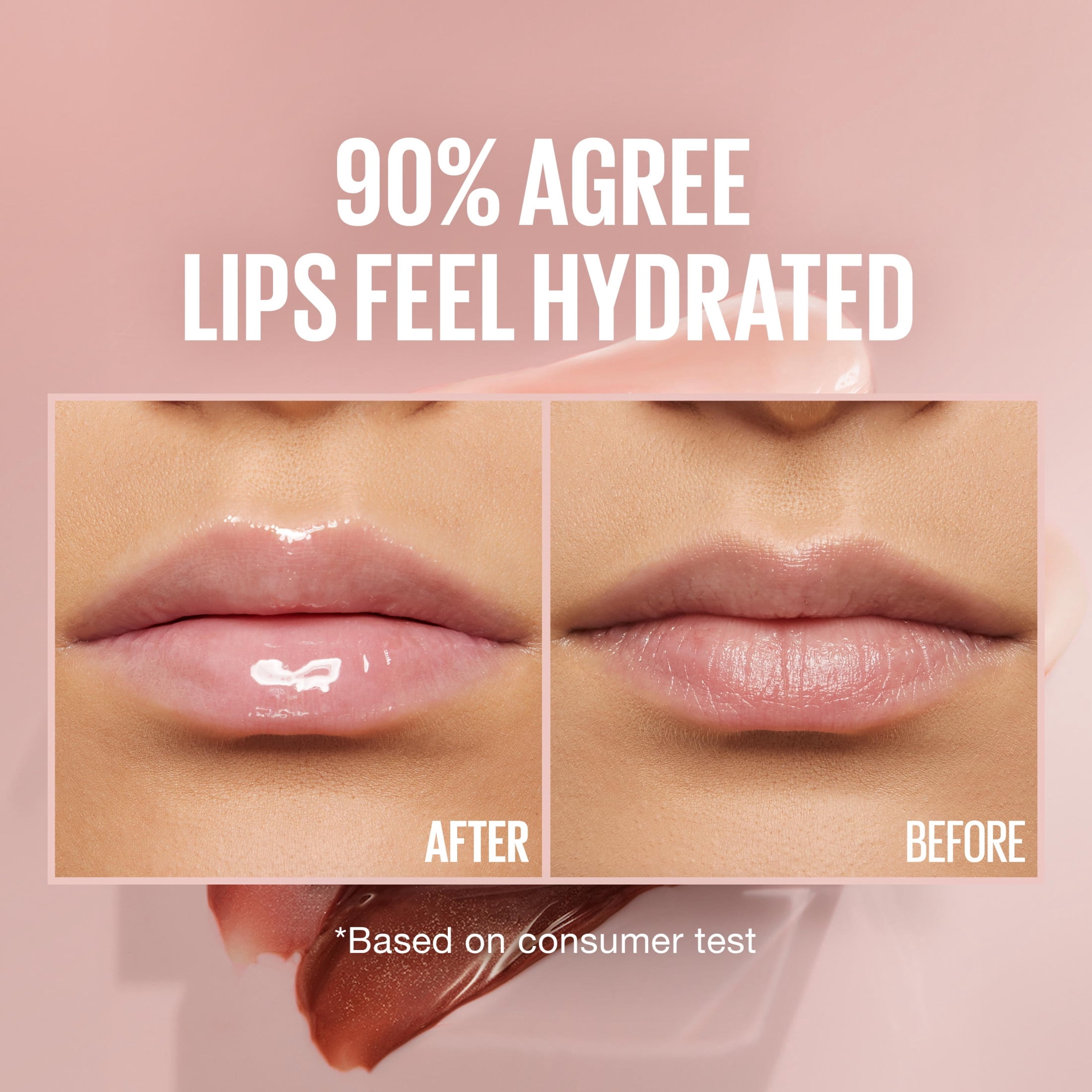 (2 pack) Maybelline Lifter Gloss Long-Lasting Lip Gloss Makeup with Hyaluronic Acid, Ice, 0.18 fl oz